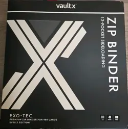 Vault x EXO Tec 12-Pocket Zip Binder For 480 Cards SV 20.5 Edition - Image 1