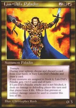 Lim-Dul's Paladin NM, English MTG Alliances - Image 1