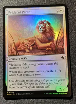 Prideful Parent - Foil - FDN - MTG - EN - NM - 0021 - Image 1