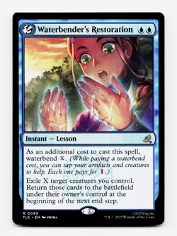 Waterbender's Restoration [Avatar: The Last Airbender: Eternal-Legal] MTG ?? - Image 1