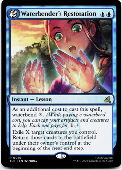 Waterbender's Restoration [Avatar: The Last Airbender: Eternal-Legal] MTG ?? - Image 3