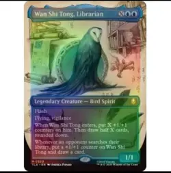 Wan Shi Tong Librarian Mythic Borderless FOIL NM - Magic MTG TLA #0320 - Image 1