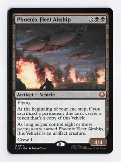 Phoenix Fleet Airship #114 Mythic - MTG Avatar: The Last Airbender TLA - Image 1