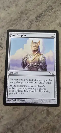 Sun Droplet Mirrodin Regular Sun Artifact Uncommon MTG - Image 1