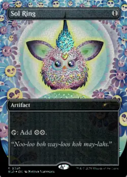 MTG Sol Ring () (Confetti Foil) Foil NM Secret Lair Drop Series Magic 2330 - Image 1