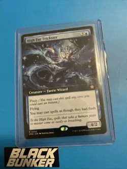 MTG Magic The Gathering High Fae Trickster Extended Arts Foundations FDN - Image 1