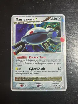 Pokemon TCG Legends Awakened Magnezone English Holo Card LV.X 142/146 LP/MP - Image 1