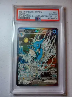 PSA 10 Gem Mint Pokemon Fable Promo Kingdra Ex SIR 131 Special Illustration Rare - Image 1