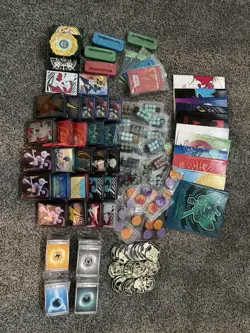 Pokemon TCG LOT - Sleeves, Dice, Coins, Decks, Etc. - SOLD AS SHOWN - Image 1
