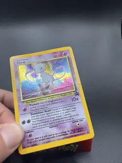 Pokemon TCG Mew 9 Wotc Promo Holo Rare Damaged - Image 2