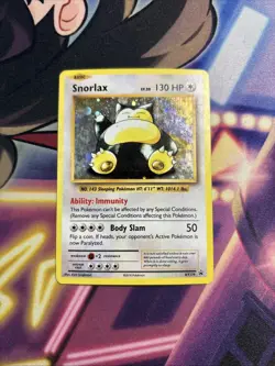 Snorlax Holo XY179 - XY Black Star Promo - Pokemon TCG - MP - Image 1