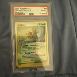 2003 Pokemon Ex Dragon Shedinja Reverse Holo #11 PSA 8 - Image 1
