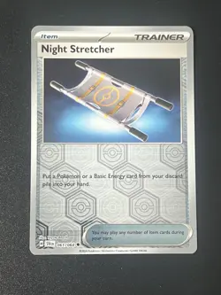 Pokemon TCG: Night Stretcher 061/064 Shrouded Fable Trainer Item Reverse Holo NM - Image 1