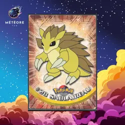 Carte Pokemon Sablaireau 28 TOPPS Serie 1 Francais - Image 1