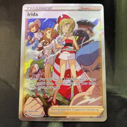 Irida GG63/GG70 Pokemon TCG Crown Zenith Ultra Rare Galarian Gallery Full Art NM - Image 1