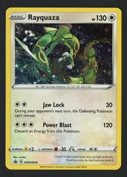 Rayquaza SWSH029 SWSH: Sword & Shield Promo Pokemon TCG - Image 1