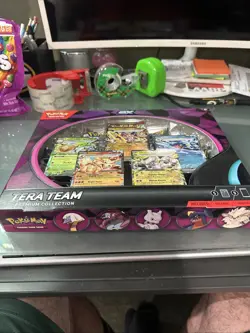 Pokemon TCG Scarlet & Violet - Tera Team EX Premium Collection Promo Box - New - Image 2
