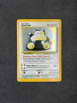 Pokemon TCG Snorlax 11/64 Jungle NO SYMBOL ERROR Holo Rare [A] - Image 1