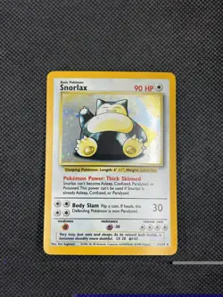 Pokemon TCG Snorlax 11/64 Jungle NO SYMBOL ERROR Holo Rare [A] - Image 3