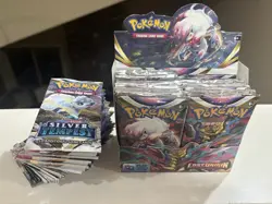x44 Pokemon TCG Lost Origin & Silver Tempest Loose Packs - Image 1