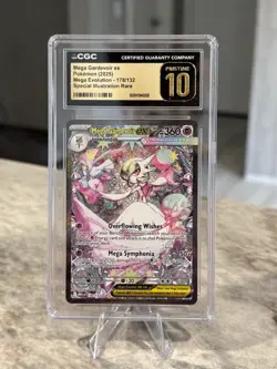 2025 Pokemon Mega Evolution Mega Gardevoir ex SIR 178/132 CGC PRISTINE 10 - Image 1