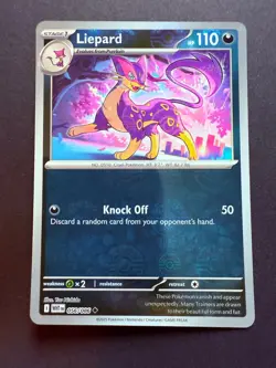 Liepard Master Ball Pattern 056/086 English White Flare 56/86 Pokemon Masterball - Image 1