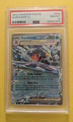 2023 Pokemon Paradox Rift Garchomp ex 38/182 PSA 10 Gem Mint - Image 1