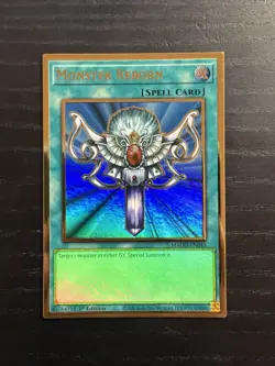 MONSTER REBORN MAGO-EN045 1st Edition Premium Gold NM Yugioh - Image 1