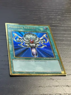 MONSTER REBORN MAGO-EN045 1st Edition Premium Gold NM Yugioh - Image 2