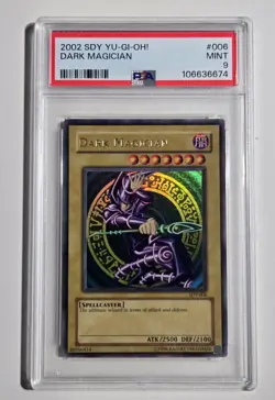 2002 YU-GI-OH! STARTER DECK YUGI Dark Magician SDY-006 PSA 9 - Image 1