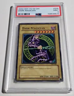 2002 YU-GI-OH! STARTER DECK YUGI Dark Magician SDY-006 PSA 9 - Image 2