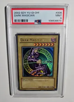 2002 YU-GI-OH! STARTER DECK YUGI Dark Magician SDY-006 PSA 9 - Image 3