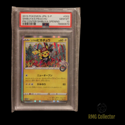 PSA 10 Shibuya's Pikachu 002/S-P Pokemon Center Promo Pokemon Card Japanese TCG - Image 1