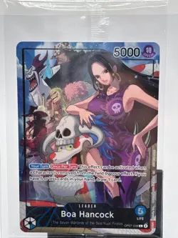 One Piece CCG Boa Hancock Promo Card OP07-038 PSA Magazine Sealed - Image 1