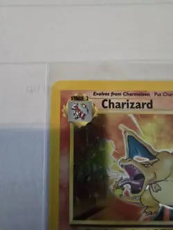 Pokemon TCG Charizard Holo Rare Card Base Set 4/102, 1999 MP - Image 4