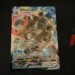 Pokemon TCG Sword & Shield Blastoise VMAX SWSH103 Promo Full Art Holo Card - Image 1