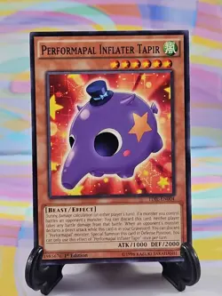 Yu-Gi-Oh TCG Card | Performapal Inflater Tapir TDIL-EN004 First Edition - Image 1