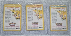 Pokemon Cards x3 - Sealed Promos - Full Set - Articuno, Zapdos, Moltres - NM - Image 1