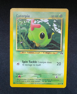Caterpie 53/75 Pokemon Neo Discovery Unlimited Pokemon Card (LP) - Image 1