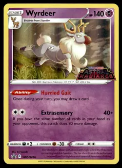 Pokemon TCG SWSH: Sword & Shield Promo Cards #SWSH206 Wydeer LP - Image 1
