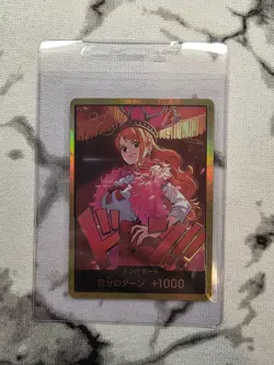 DON!! Nami GOLD EB03 Japanese ONE PIECE Card Heroines Edition -NM - Image 1