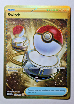 Pokemon Card TCG: Switch 206/165 - Scarlet & Violet 151 Secret Hyper Rare - NM - Image 1