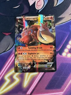 Camerupt EX - 29/160 - Pokemon Primal Clash XY Ultra Rare Card NM - Image 1