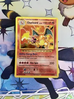 Charizard 11/108 Holo Rare Evolutions Pokemon Near Mint Pokemon Card - Image 1