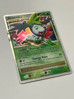 2009 Pokemon Black Star Promo Shaymin LV.X DP39 Holo Card (LP) - Image 2