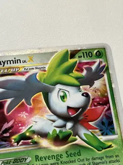 2009 Pokemon Black Star Promo Shaymin LV.X DP39 Holo Card (LP) - Image 4