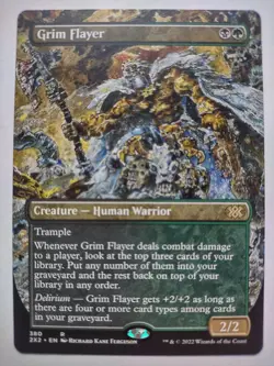 x1 Grim Flayer - Borderless R MTG Double Masters 2022 M/NM, English - Image 1