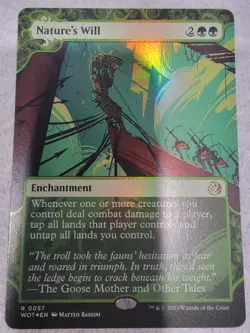 Magic the Gathering: Nature's Will Wilds of Eldraine: Enchanting Tales Foil - Image 1