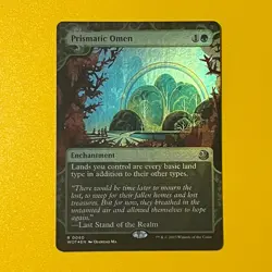 Prismatic Omen | Foil | R | 60 | Wilds of Eldraine: Enchanting Tales | MTG - Image 1