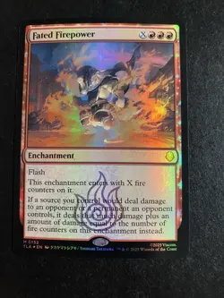 MTG - NM - FOIL - Fated Firepower - Avatar: The Last Airbender - Image 1
